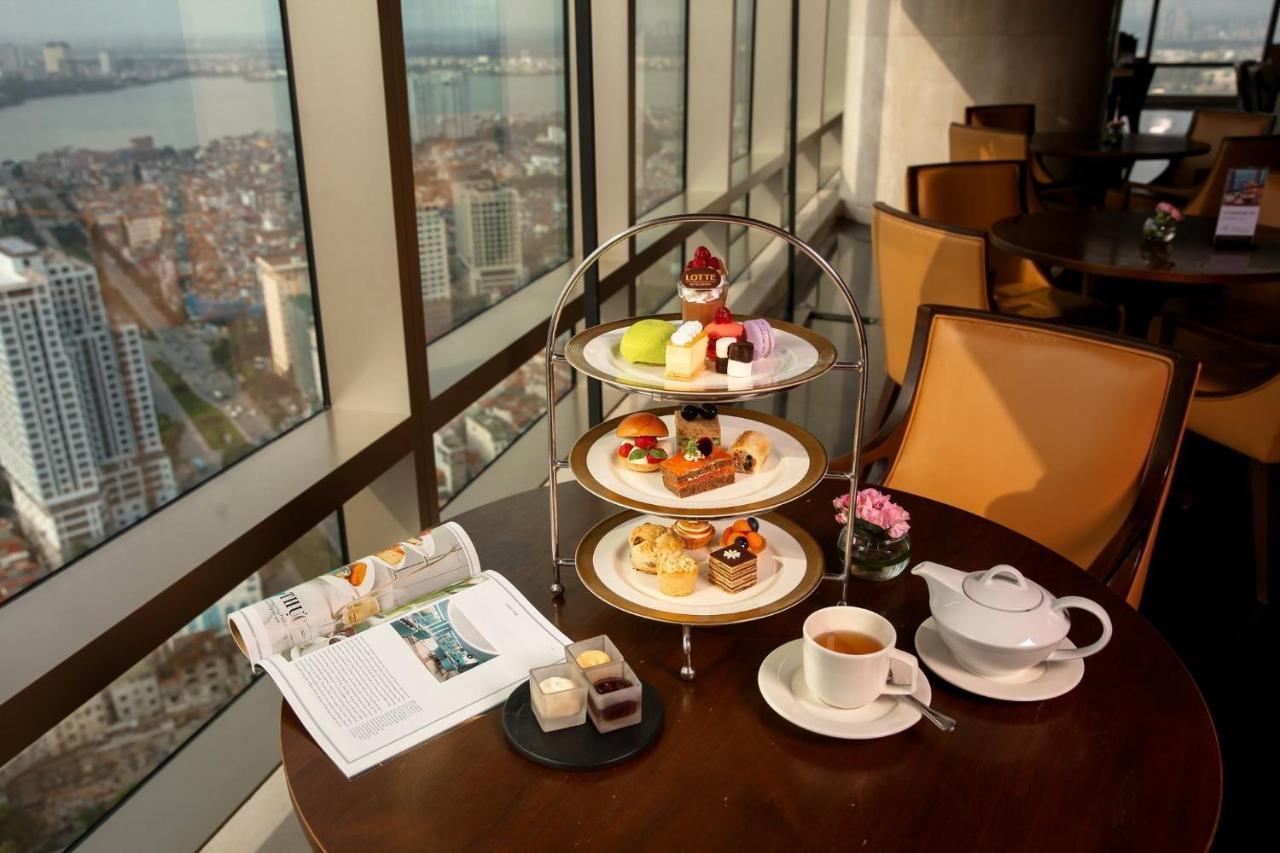 Lotte Hotel Hanoi Eksteriør billede Afternoon tea at the 83rd floor of the Petronas Twin Towers, Kuala Lumpur, Malaysia